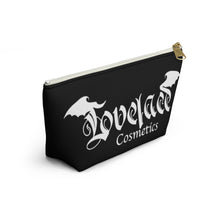 Load image into Gallery viewer, Lovelace Cosmetics Accessory Pouch w T-bottom