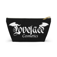 Load image into Gallery viewer, Lovelace Cosmetics Accessory Pouch w T-bottom