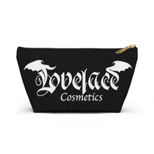 Load image into Gallery viewer, Lovelace Cosmetics Accessory Pouch w T-bottom