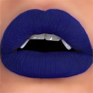 matte royal blue lipstick